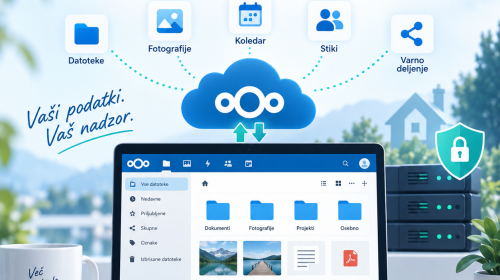 Nextcloud zasebni oblak na spletnem gostovanju