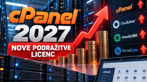 cPanel 2027: podražitve licenc CloudLinux, Imunify360 in KernelCare